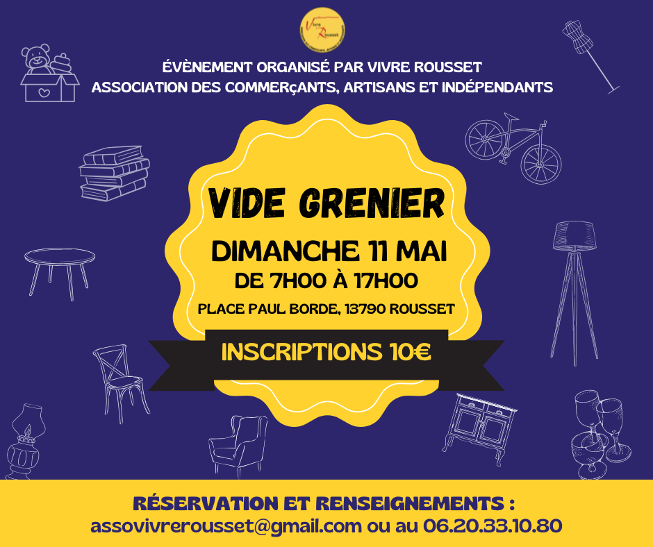 VIDE GRENIER (Publication Facebook)