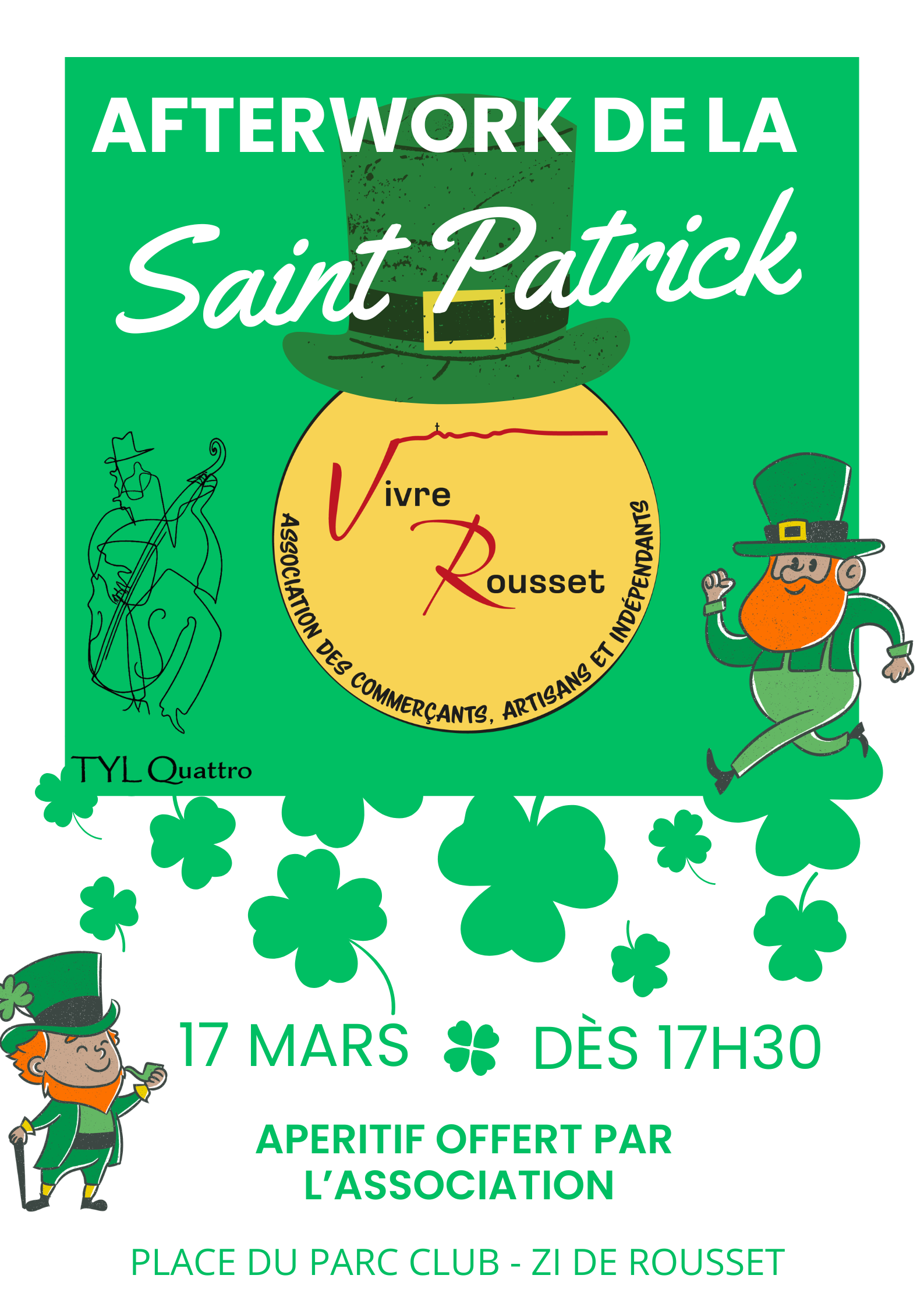 Affiche Afterwork St Patrick